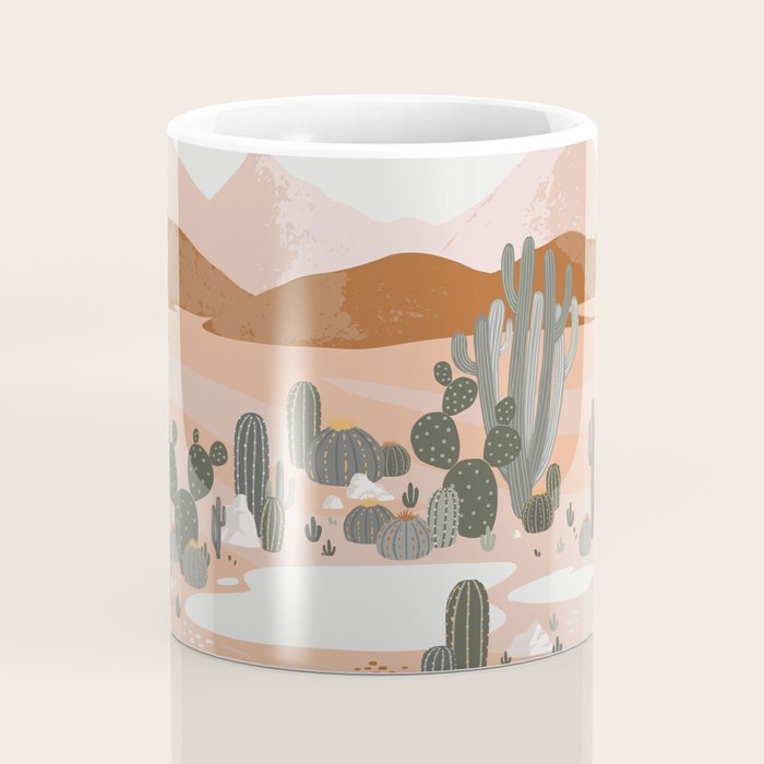 Desert Landscape Oasis Coffee Mug Gallery Image 4