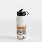 Desert Landscape Oasis Water Bottle Gallery Image 1