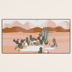 Desert Landscape Oasis Desk Mat Gallery Image 3