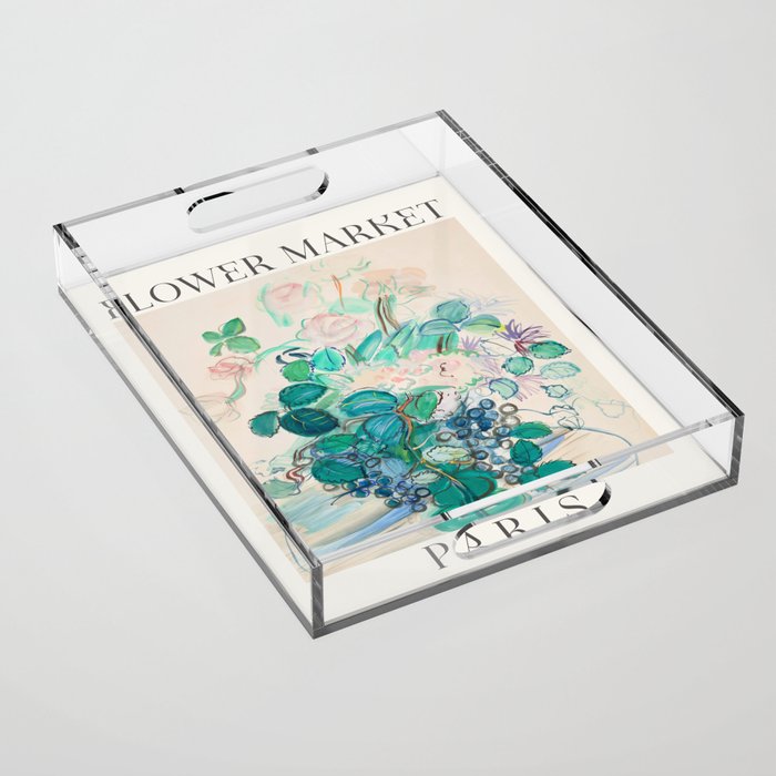 Paris Flower Market Acrylic Tray Gallery Image 1