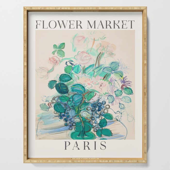 Paris Flower Market Serving Tray Gallery Image 1