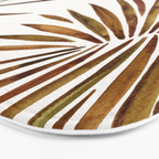 Tropical Fan Palm - Sepia Bath Mat Gallery Image 3