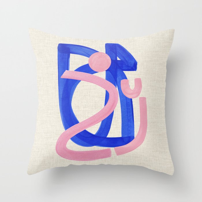 Two Destinies Throw Pillow Gallery Image 1