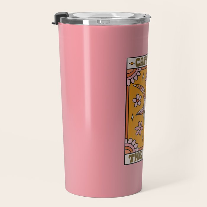 Capricorn Tarot Card Travel Mug Gallery Image 3