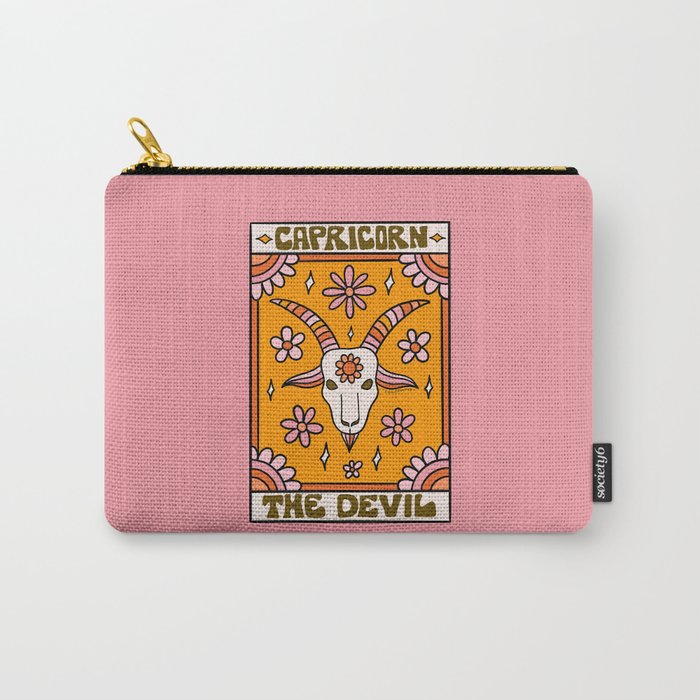 Capricorn Tarot Card Carry All Pouch Gallery Image 1