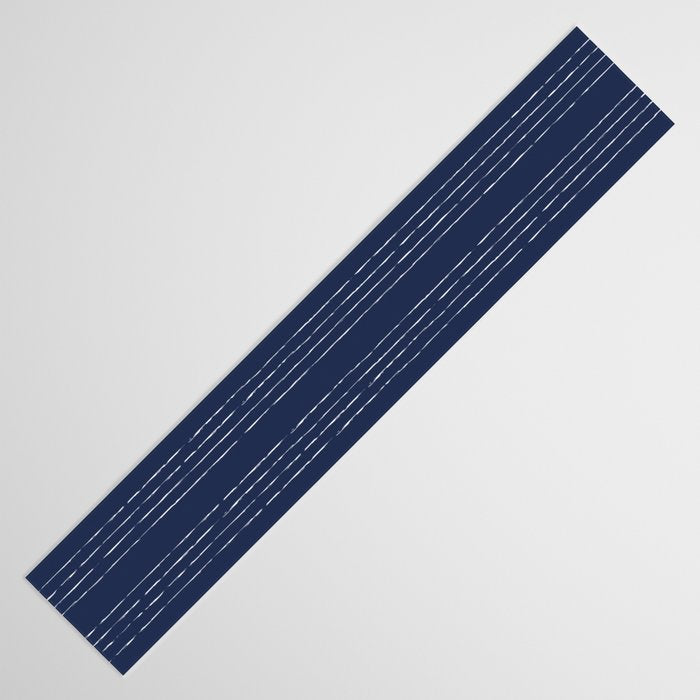 Lines #5 (Navy) Table Runner Gallery Image 3