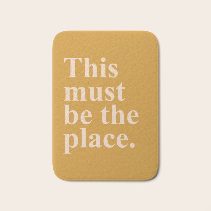 this must be the place Bath Mat Gallery Image 1