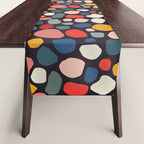 Pebbles abstract pattern Table Runner Gallery Image 1