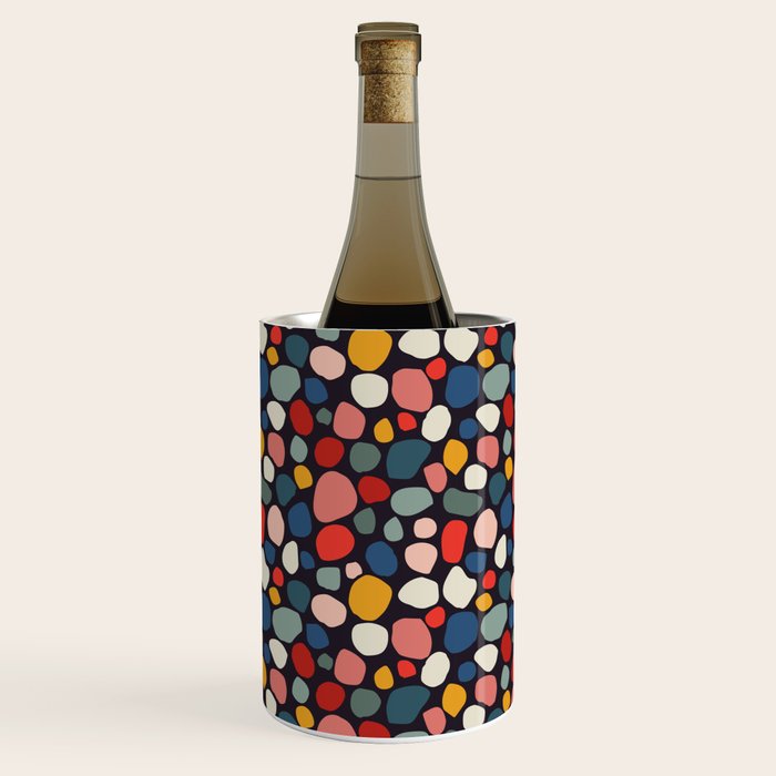 Pebbles abstract pattern Wine Chiller Gallery Image 2