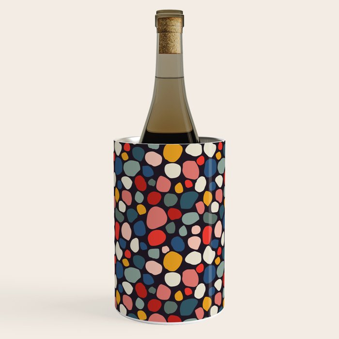 Pebbles abstract pattern Wine Chiller Gallery Image 1