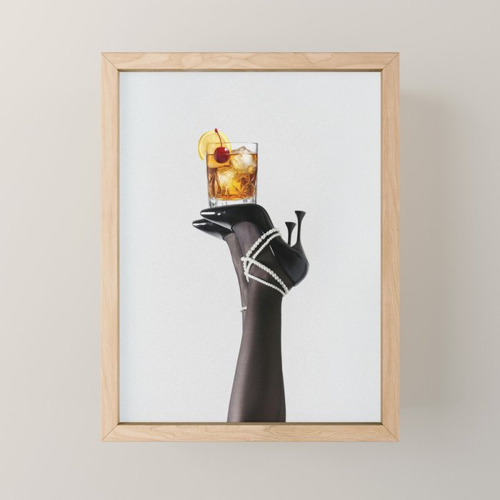 Fashionable Drink Mini Art Print Gallery Image 1