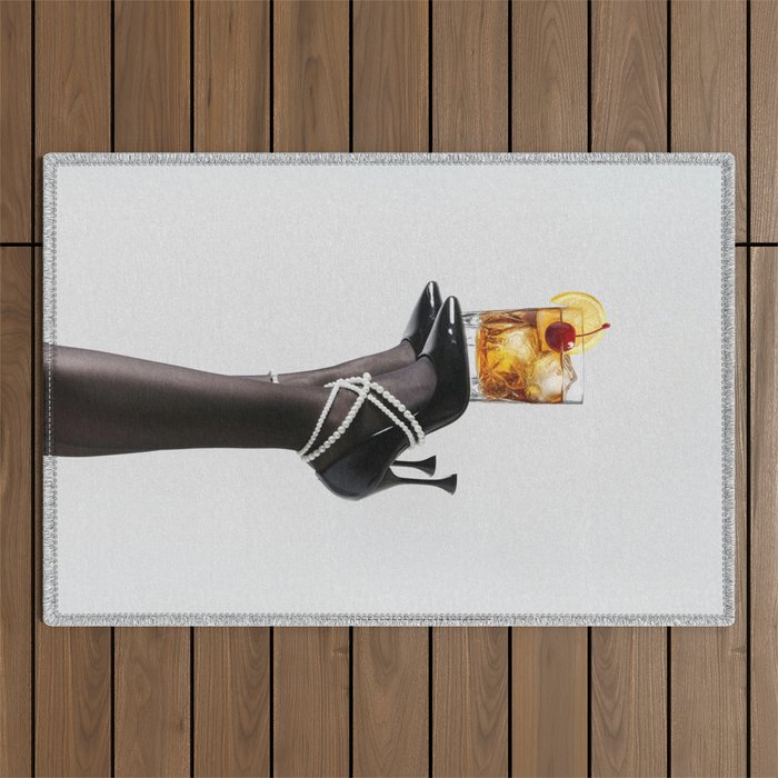 Fashionable Drink Outdoor Rug Gallery Image 1