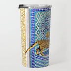 Royal Bengal Cats | Palace Pets & Architecture Building | Exotic Travel Urban Jungle Terrazzo Tiles Travel Mug Gallery Image 3