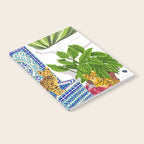 Royal Bengal Cats | Palace Pets & Architecture Building | Exotic Travel Urban Jungle Terrazzo Tiles Notebook Gallery Image 2