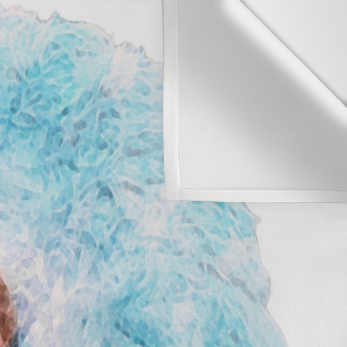 Sisters - White Christmas - Watercolor Wall Tapestry Gallery Image 3