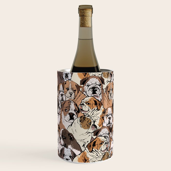 Social English Bulldog Wine Chiller Gallery Image 2