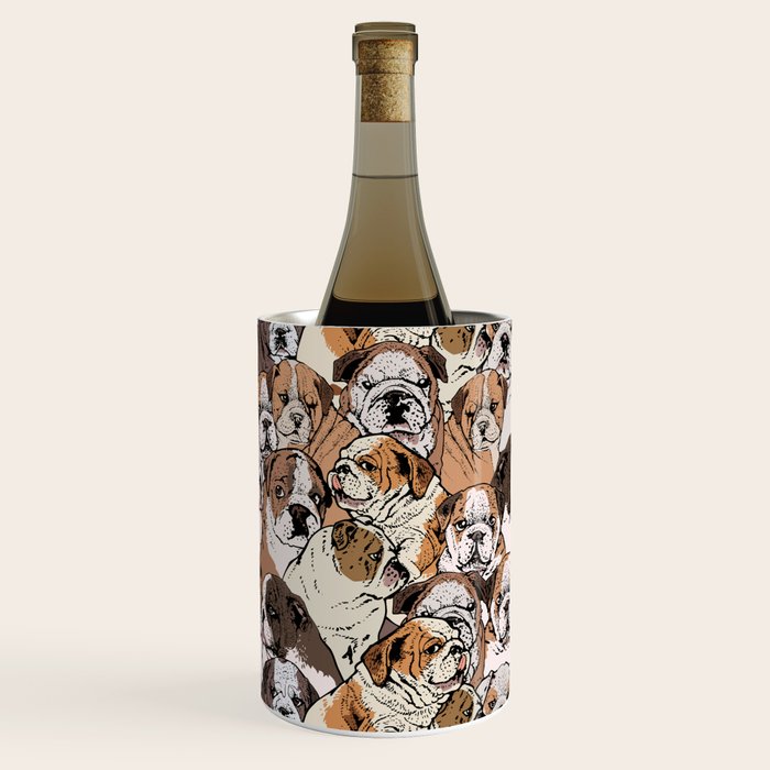 Social English Bulldog Wine Chiller Gallery Image 3