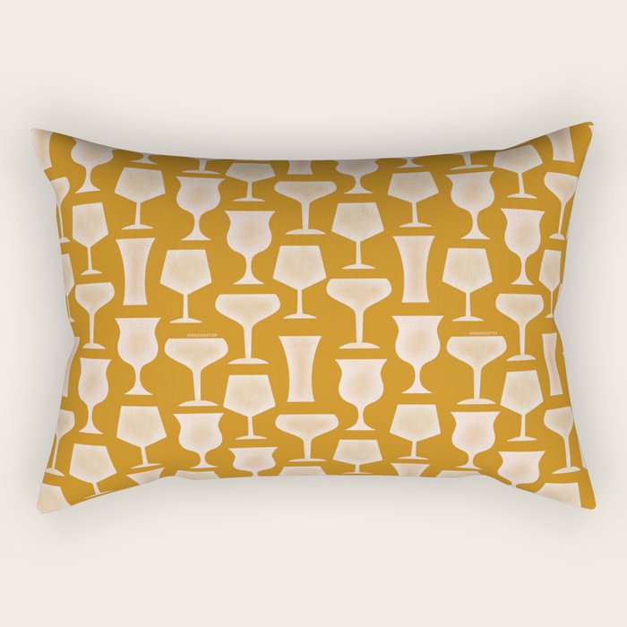 Cocktail Glasses - Amalfi Coast Cocktails Rectangular Pillow Gallery Image 1
