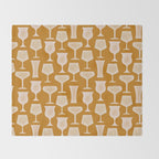 Cocktail Glasses - Amalfi Coast Cocktails Throw Blanket Gallery Image 2