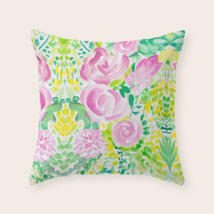 flowers Throw Pillow Gallery Image 6