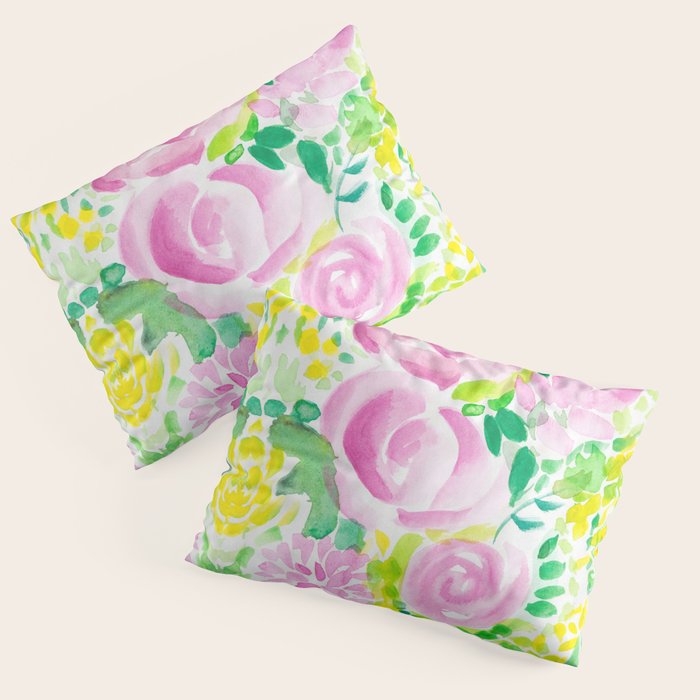 flowers Pillow Sham Gallery Image 1