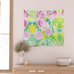 flowers Wall Tapestry Gallery Image 2
