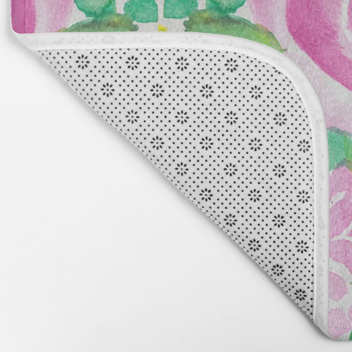 flowers Bath Mat Gallery Image 2