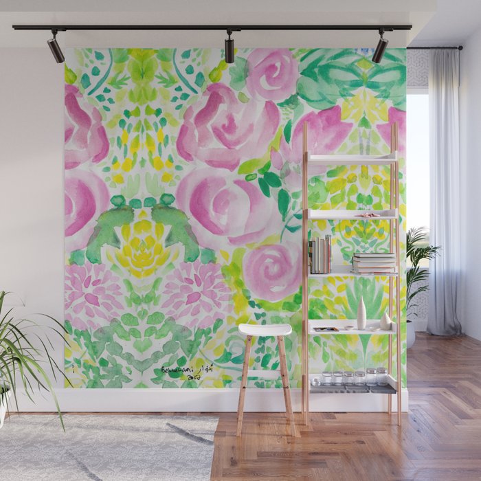 flowers Wall Mural Gallery Image 1