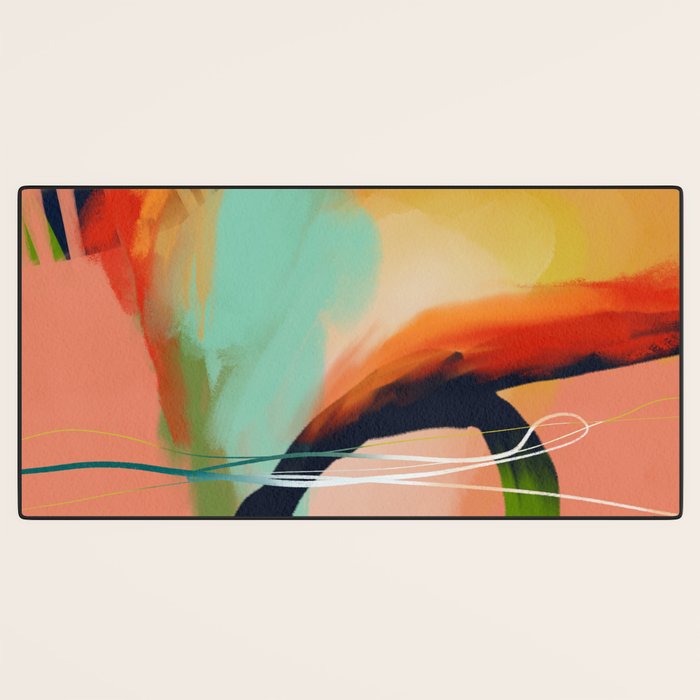 abstract color spring 23 1 Desk Mat Gallery Image 3