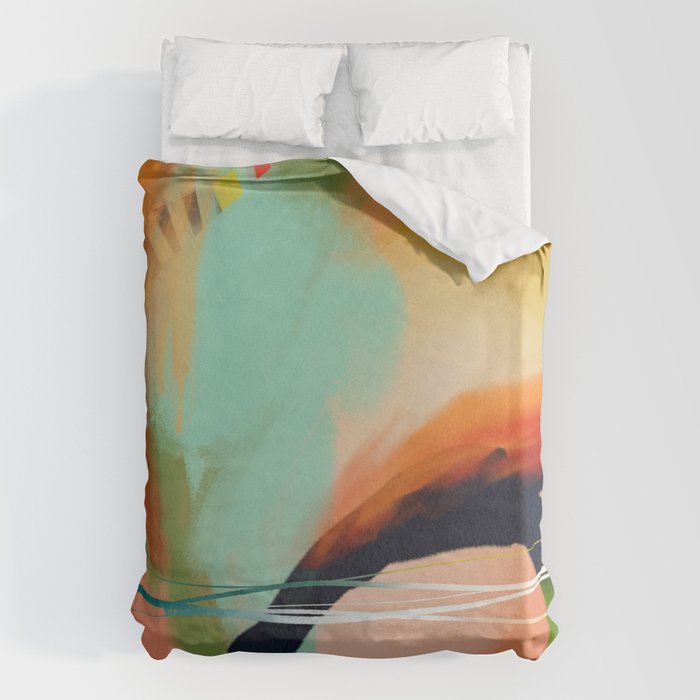 abstract color spring 23 1 Duvet Cover Gallery Image 1