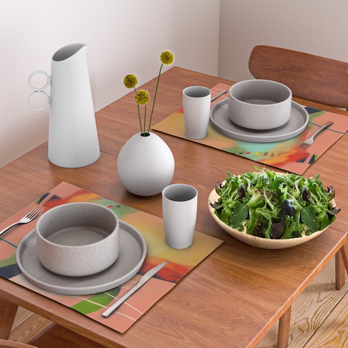 abstract color spring 23 1 Placemat Gallery Image 2