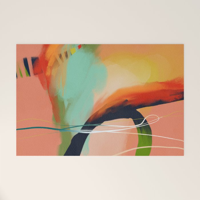 abstract color spring 23 1 Welcome Mat Gallery Image 1
