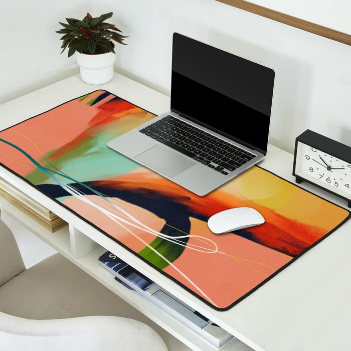 abstract color spring 23 1 Desk Mat Gallery Image 2