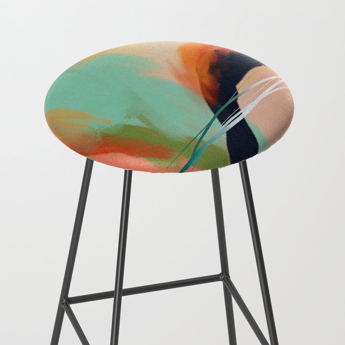 abstract color spring 23 1 Stool Gallery Image 2