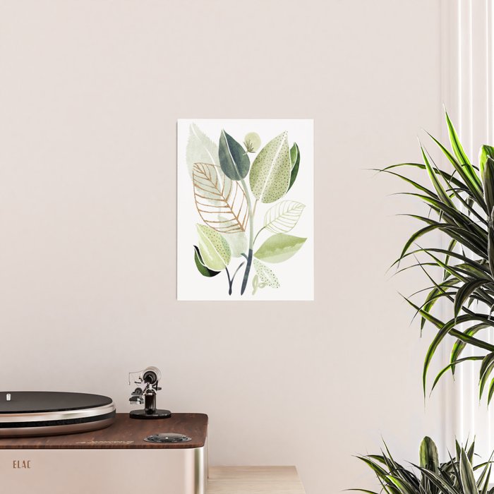 Botanical Collage Poster Gallery Image 2