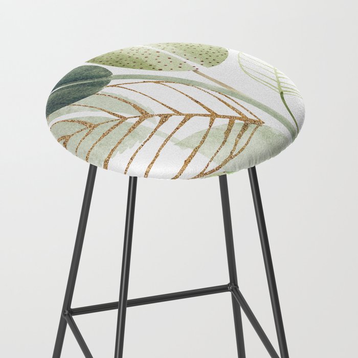 Botanical Collage Stool Gallery Image 2