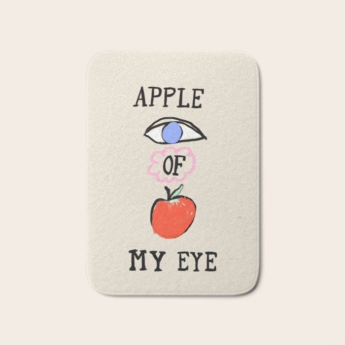 Apple of My Eye Bath Mat Gallery Image 1