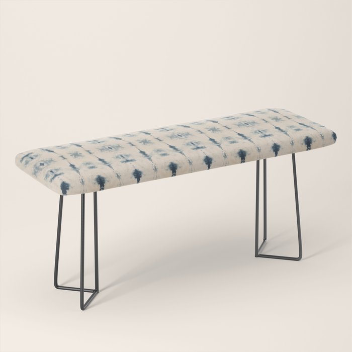 Light Indigo Shibori Bench Gallery Image 1