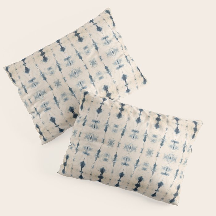 Light Indigo Shibori Pillow Sham Gallery Image 3