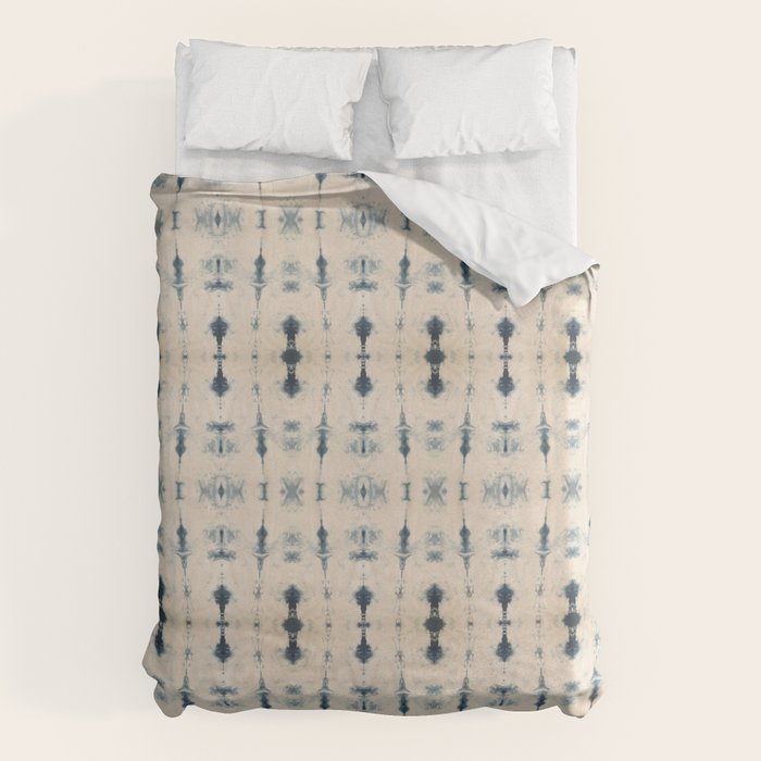 Light Indigo Shibori Duvet Cover Gallery Image 6