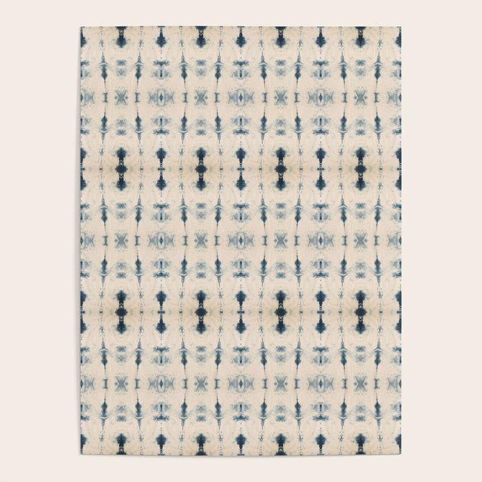 Light Indigo Shibori Poster Gallery Image 4