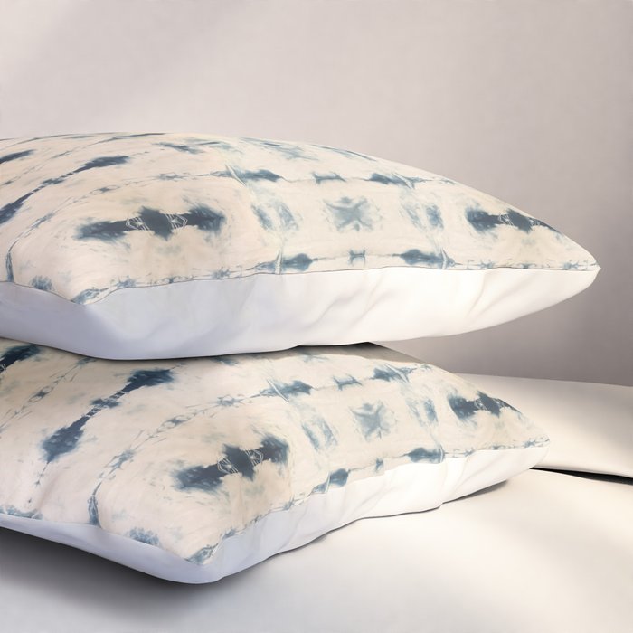 Light Indigo Shibori Pillow Sham Gallery Image 3