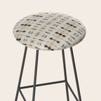Light Indigo Shibori Stool Gallery Image 2