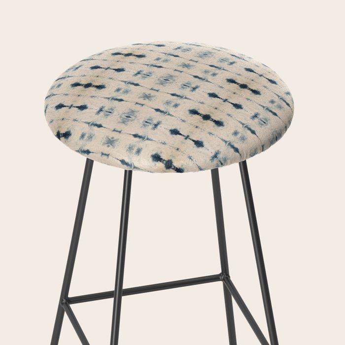 Light Indigo Shibori Stool Gallery Image 2