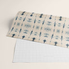 Light Indigo Shibori Wrapping Paper Gallery Image 2