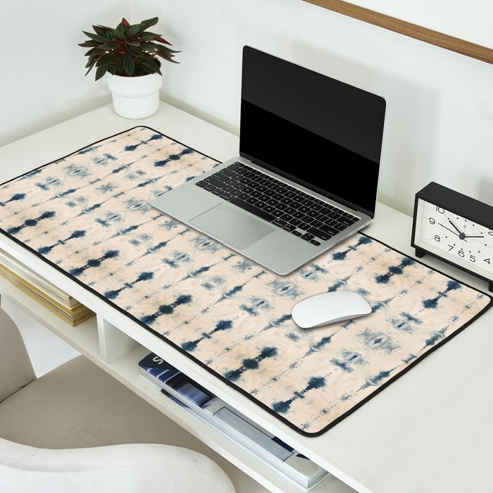 Light Indigo Shibori Desk Mat Gallery Image 2