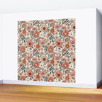 70s flowers - 70s, retro, spring, floral, florals, floral pattern, retro flowers, boho, hippie, earthy, muted Wall Mural Gallery Image 2