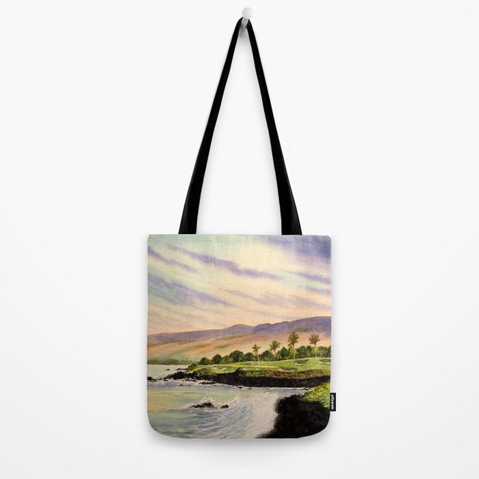 Mauna Kea Golf Course Hawaii Hole 3 Tote Bag Gallery Image 2