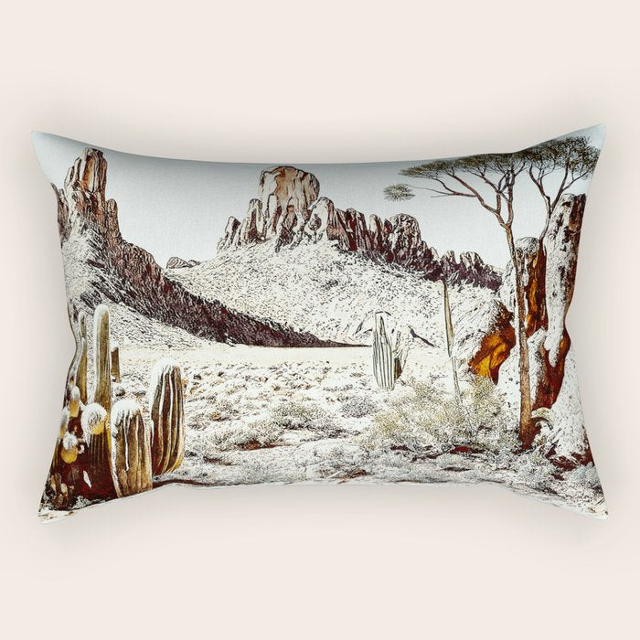 Morning in Yuni Rectangular Pillow Gallery Image 2