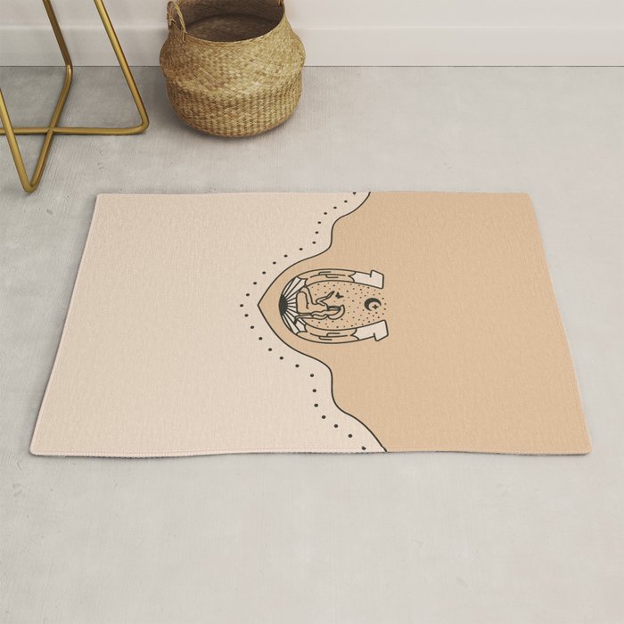 Good Fortune Gal - Neutral & Black Rug Gallery Image 1